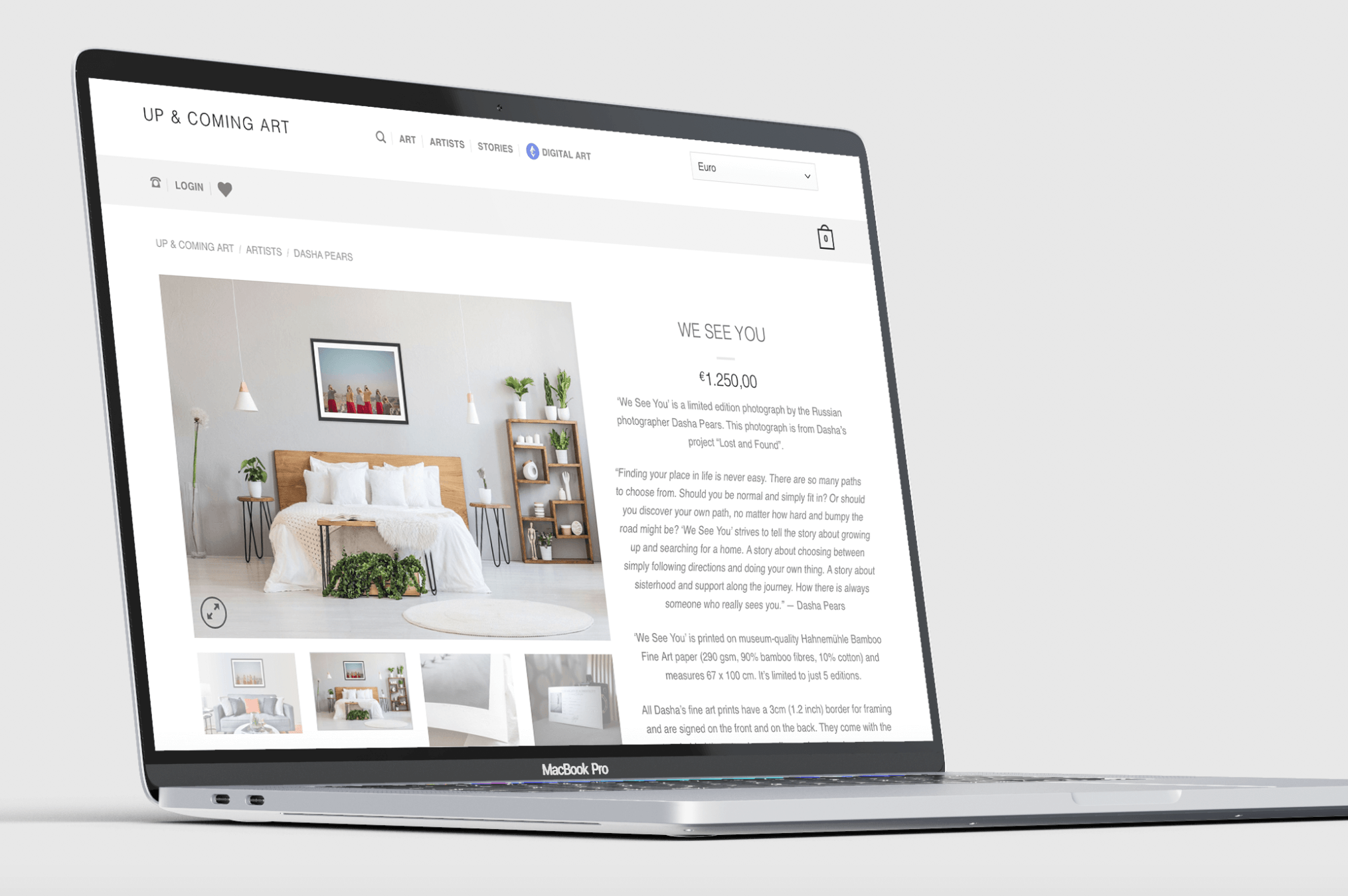 Exquisite Gallery websites that have successfully optimized their ...